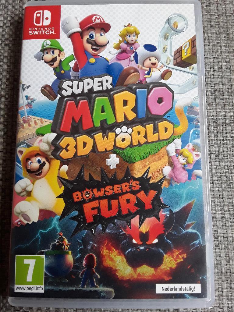 Nintendo Switch Game Super Mario 3D World + Bowser's Fury, Spelcomputers en Games, Games | Nintendo Switch, Zo goed als nieuw