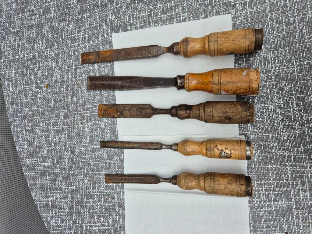 Nooitgedagt hout beitels, Ophalen of Verzenden