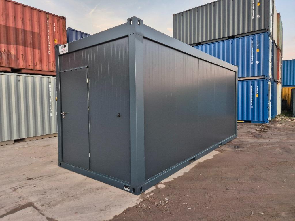 Schaftunit, zeecontainer 20ft RAL 7016 antraciet, Ophalen of Verzenden