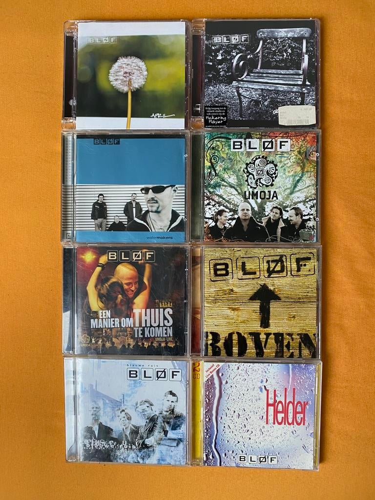 BLØF 8 albums cd verzameling, Cd's en Dvd's, Ophalen of Verzenden, Zo goed als nieuw, Levenslied of Smartlap