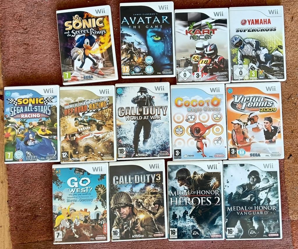 Wii Spellen Collectie - 13 stuks voor €50!, Ophalen of Verzenden, Zo goed als nieuw, Info@smitselectronics.nl, Smitselectronics