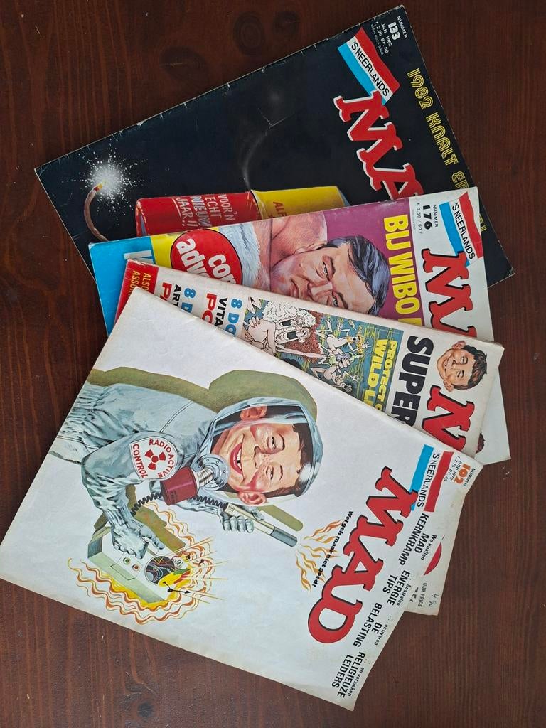 Collectie MAD Tijdschriften - Vintage, Ophalen of Verzenden, Gelezen, Gossip of Showbizz