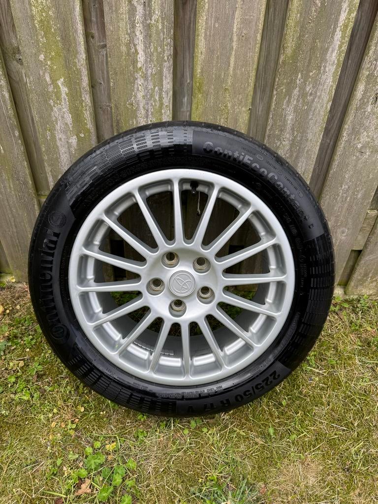 Continental ContiEcoContact 225/50 R17 met velg, Ophalen, Gebruikt