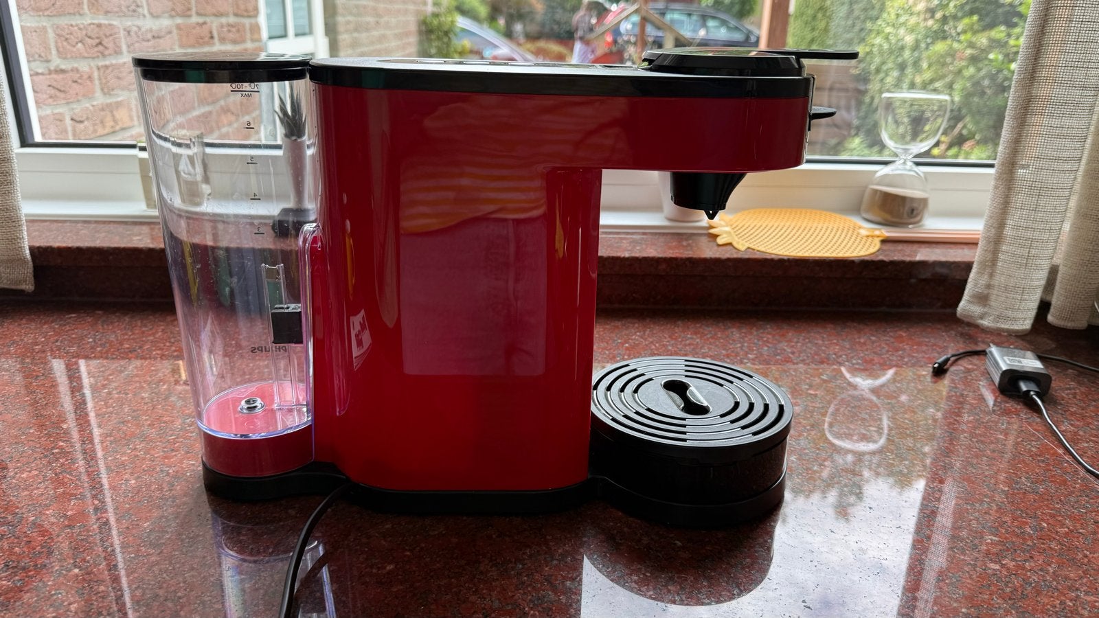 Philips Senseo Switch HD7891 2-in-1 Koffiezetapparaat Rood, Ophalen, Afneembaar waterreservoir, 10 kopjes of meer, Gemalen koffie