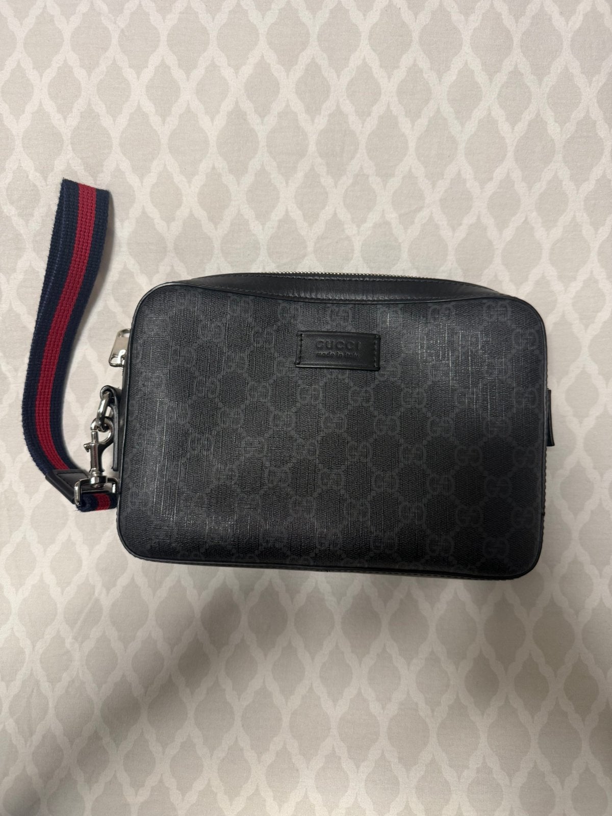 Gucci Tas Clutch, Ophalen of Verzenden, Zo goed als nieuw, Zwart