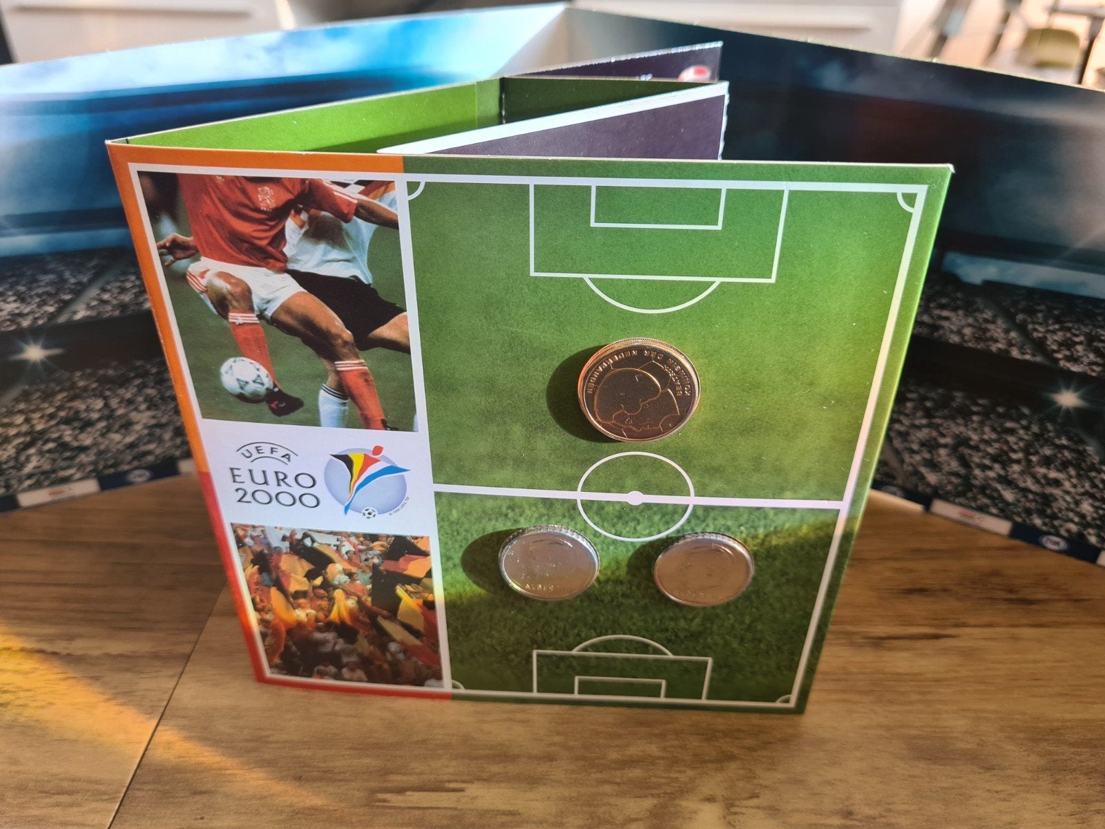 UEFA EURO 2000 muntset - Nederland & België, Ophalen, Zo goed als nieuw, Overige typen