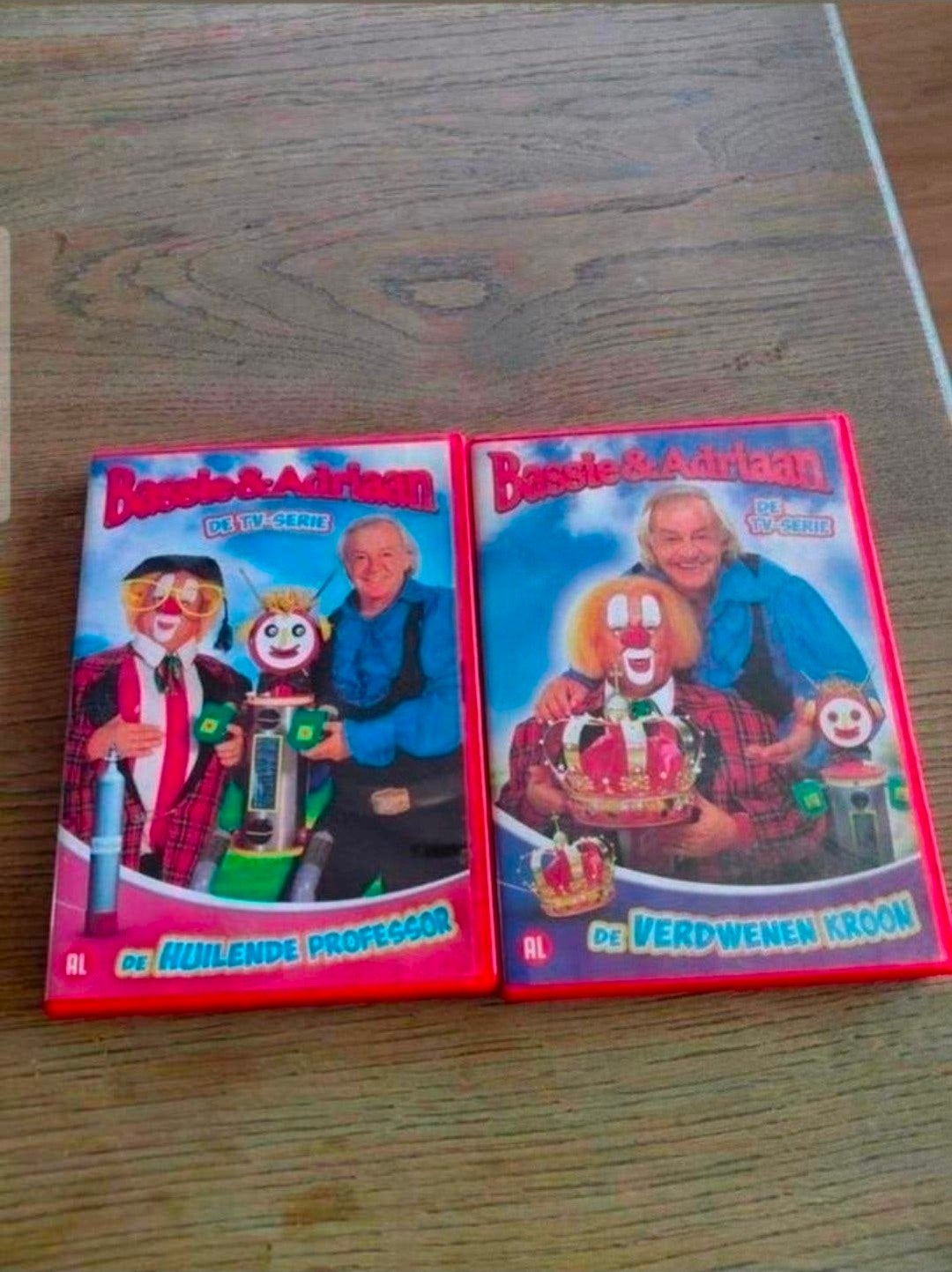 Bassie & Adriaan De Verdwenen Kroon & Huilende Professor dvd, Gebruikt, Alle leeftijden, Tv-serie, Ophalen of Verzenden