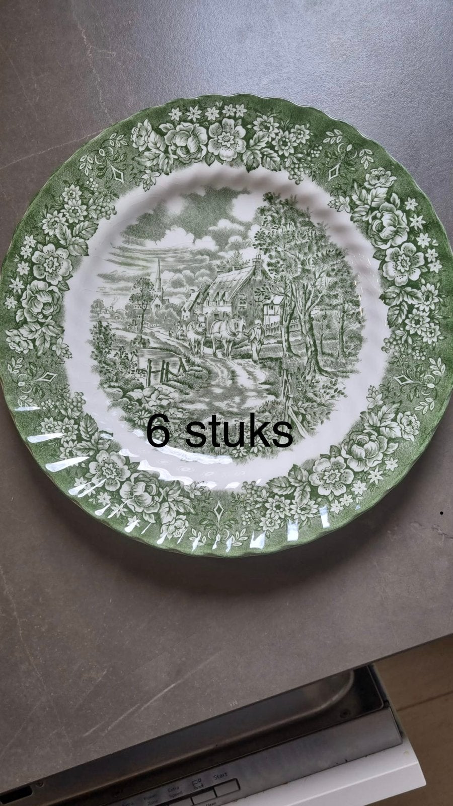 Memory Lane British Anchor Ironstone servies - 16 stuks, Ophalen, Gebruikt, Overige merken, Keramiek