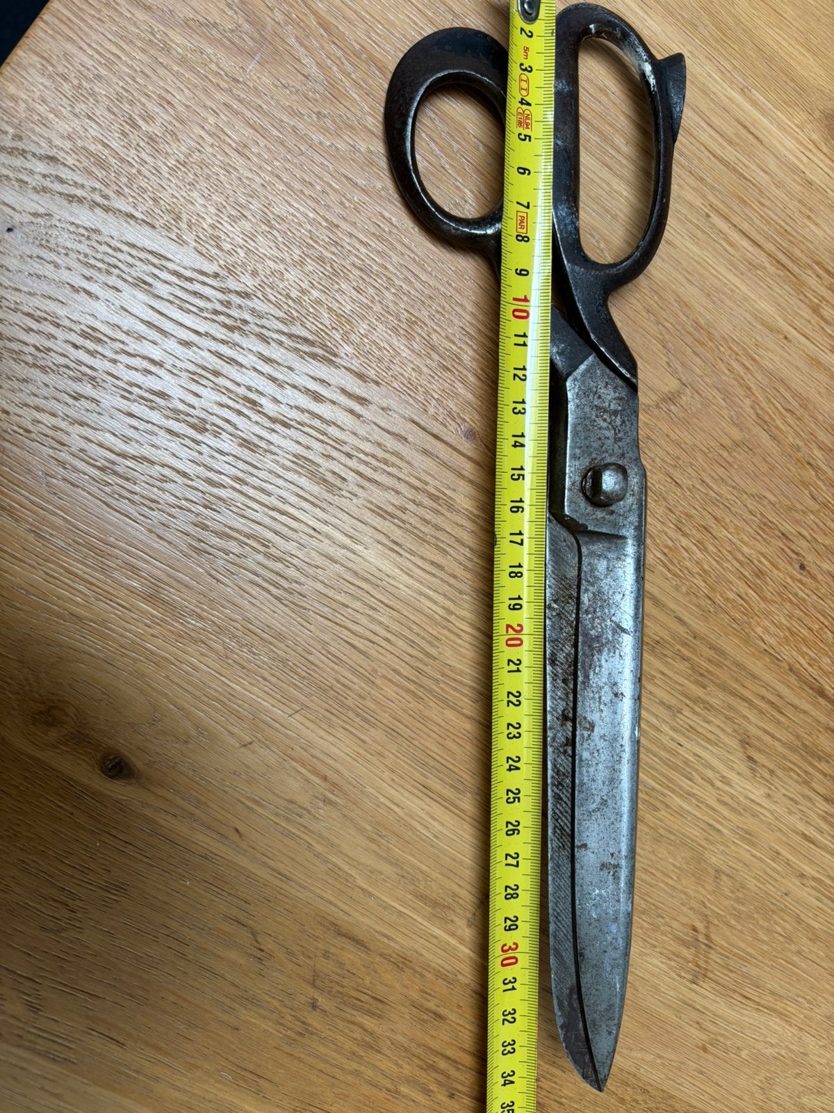 Kleermakers schaar, Ophalen
