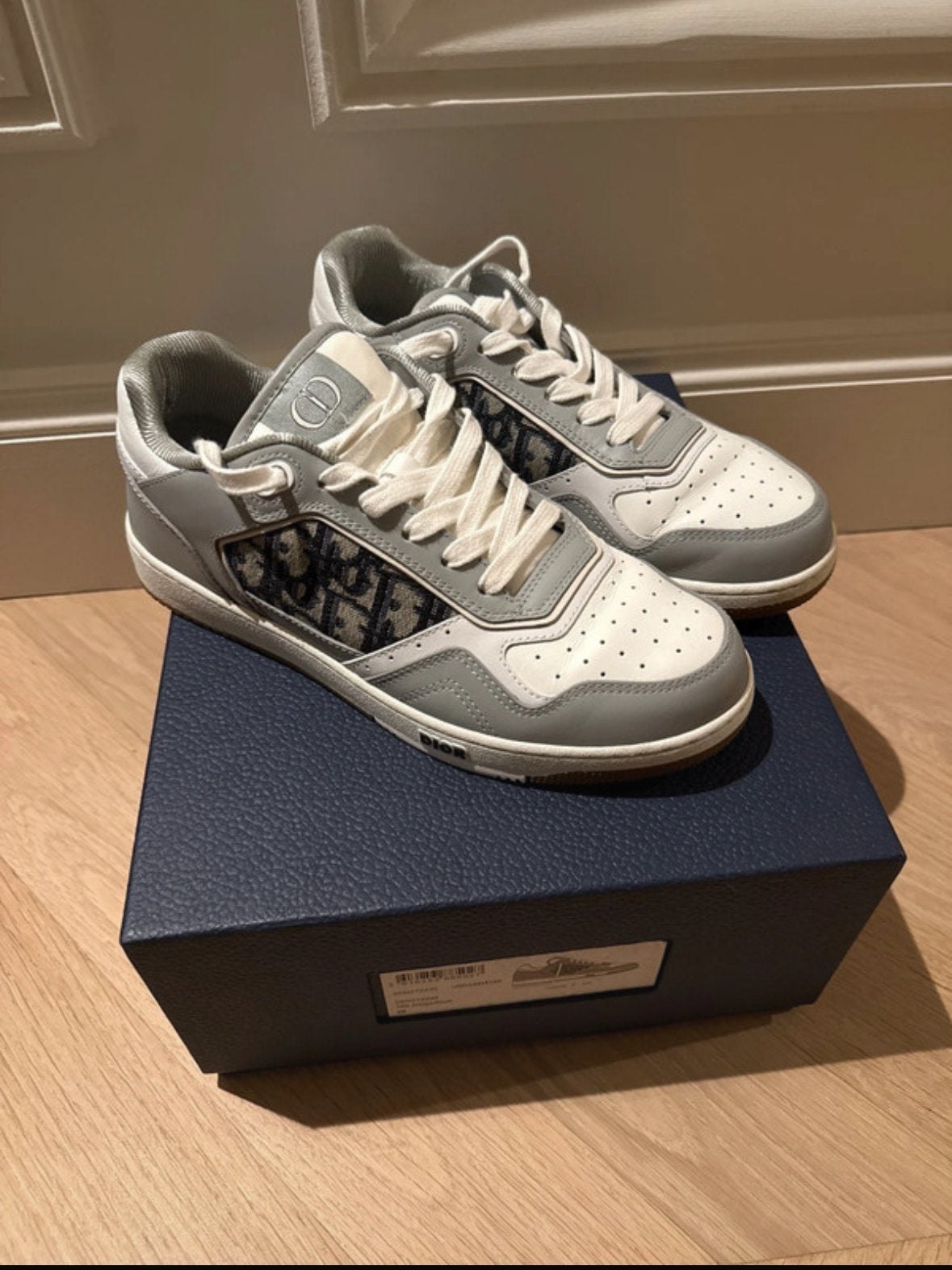 Dior B27 Low-Top Sneakers Grijs/Wit, Ophalen of Verzenden, Zo goed als nieuw, Overige kleuren, Sneakers of Gympen