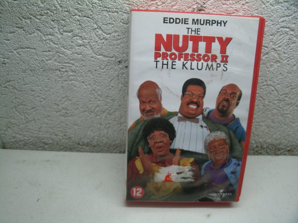 vhs 125b nutty professor 2 the klumps, Cd's en Dvd's, VHS | Film, Vanaf 16 jaar, Ophalen of Verzenden, Zo goed als nieuw, Actie en Avontuur