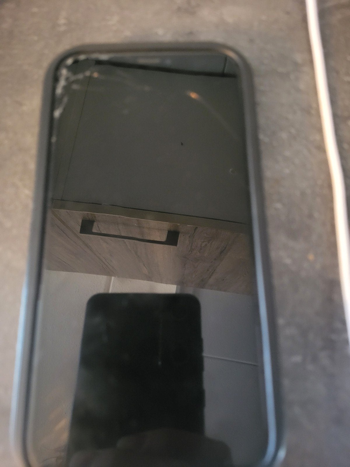 iPhone XR - Beschadigd voorscherm, werkt verder prima, Telecommunicatie, Gebruikt, Wit, IPhone XR, Ophalen of Verzenden