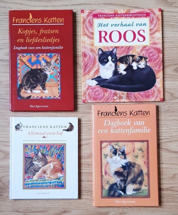 Francien's Katten, 4 boekjes, SINT kado idee, Ophalen of Verzenden, Zo goed als nieuw, Katten, Francien van Westering