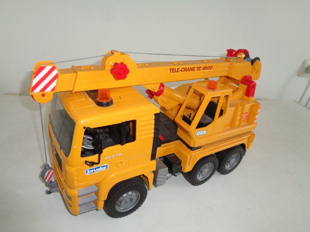 Bruder MAN Kraanwagen., Ophalen of Verzenden, Zo goed als nieuw