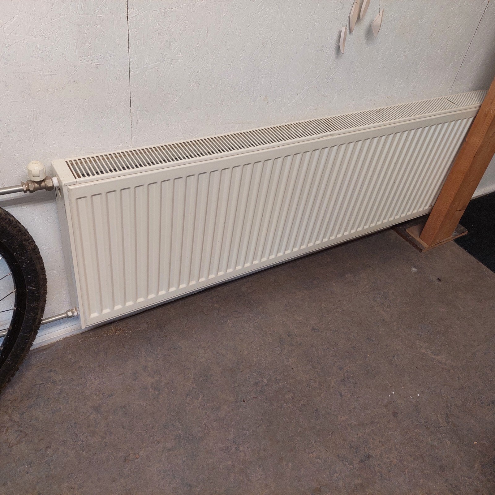 Radiator 160x50 cm inclusief knop en afdekplaat, Ophalen, 30 tot 80 cm, Gebruikt, Radiator