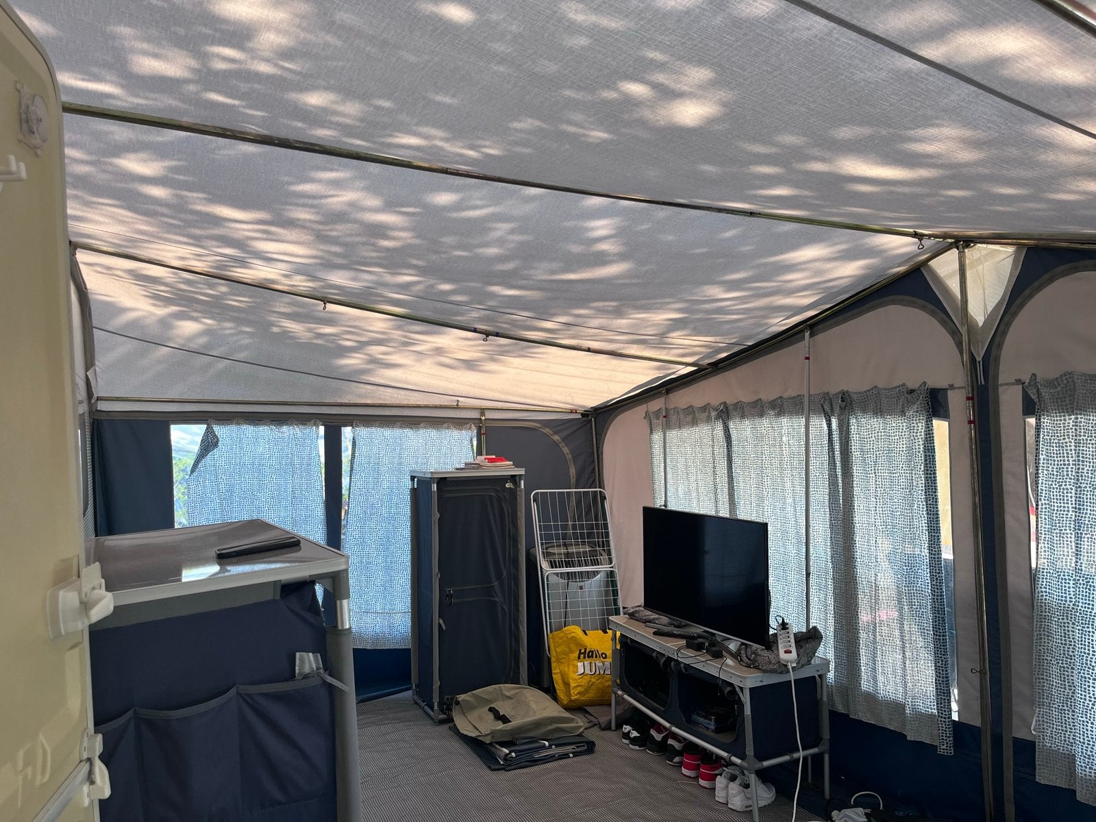 Voortent met luifel te koop, Caravans en Kamperen, Ophalen, Gebruikt, Dorema
