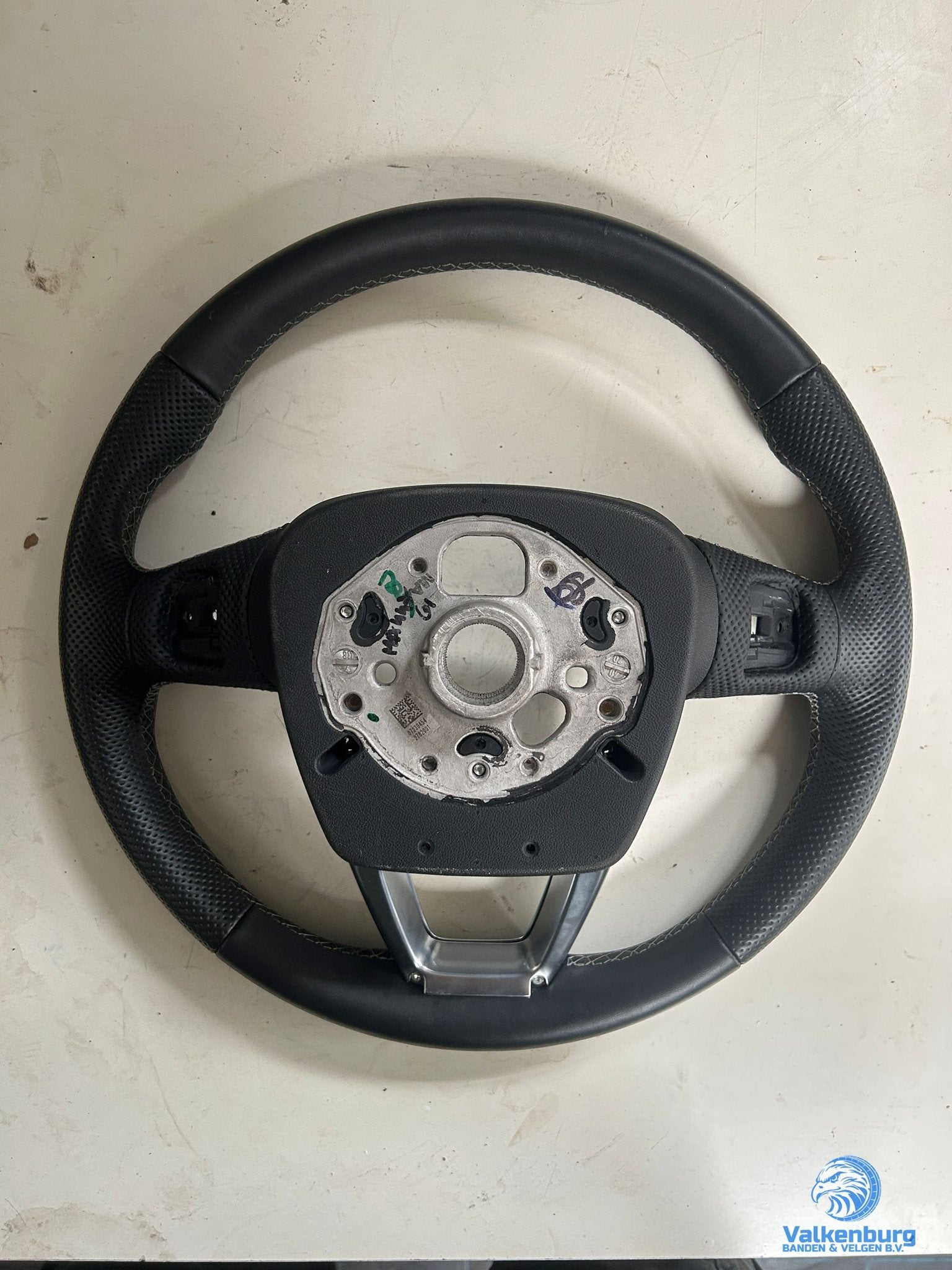 Originele Audi A4 S4 Q4 Q5 Q7 Q8 geperforeerd leder stuurwie, Gebruikt, -, -, Ophalen of Verzenden