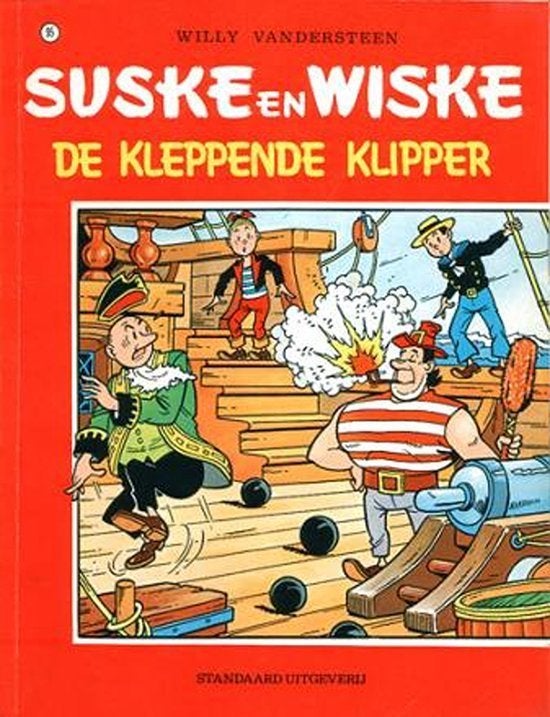 Suske en Wiske. Nr 95. De Kleppende Klipper. 1969., Eén stripboek, Ophalen of Verzenden, Gelezen