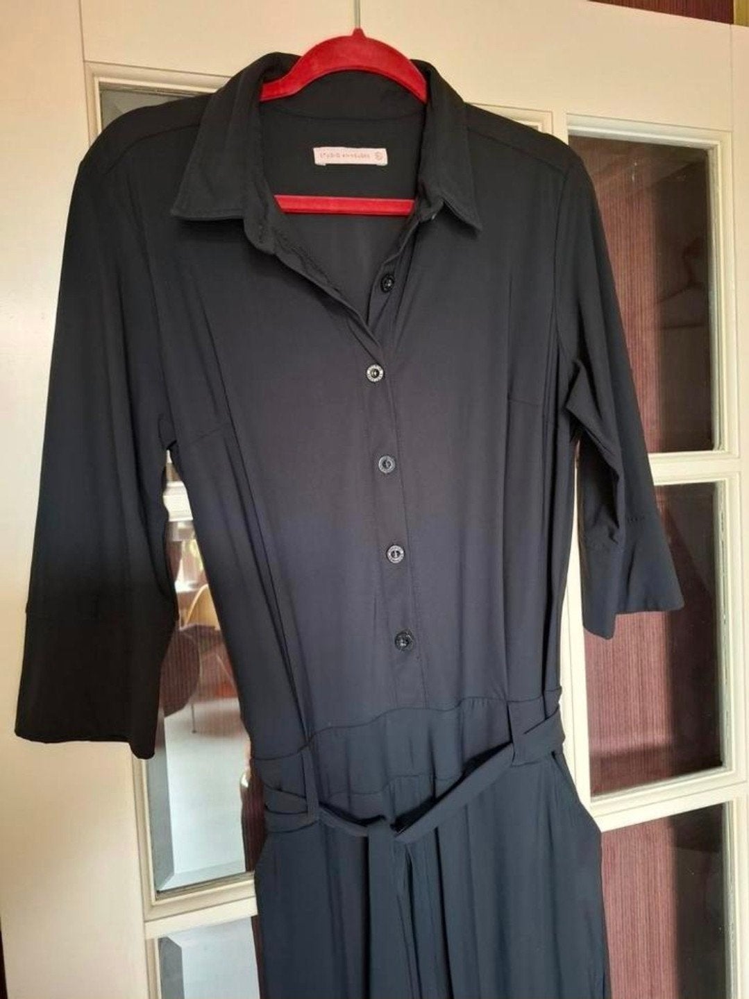 Studio Anneloes jumpsuit XL zwart, travelstof, goede staat, Studio Anneloes, Zwart, Maat 46/48 (XL) of groter, Ophalen of Verzenden