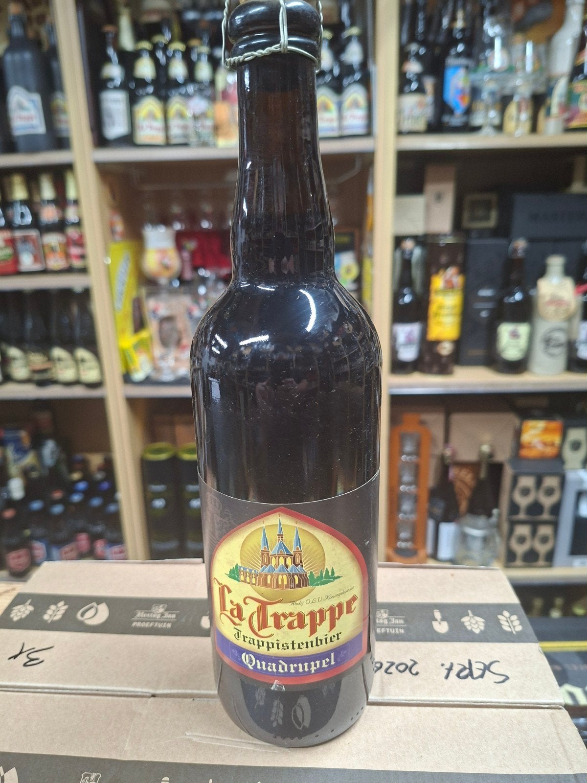 la trappe trappisten bier vol, Ophalen of Verzenden, Nieuw, Flesje(s), La Trappe
