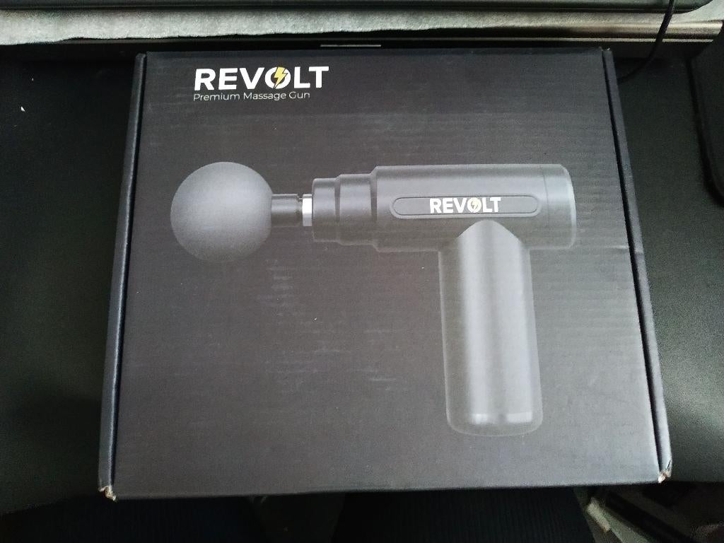 Revolt Massage Gun Pro - 6 Luxe Opzetstukken, Ophalen of Verzenden, Nieuw, Apparaat