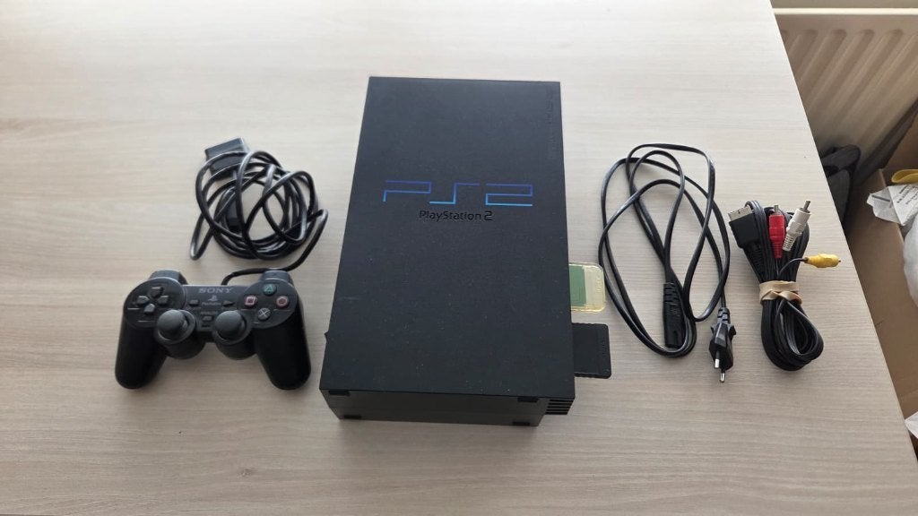 Sony playstation 2 SCPH-50004, Spelcomputers en Games, Spelcomputers | Sony PlayStation 2, Gebruikt, Ophalen of Verzenden, Met geheugenkaart