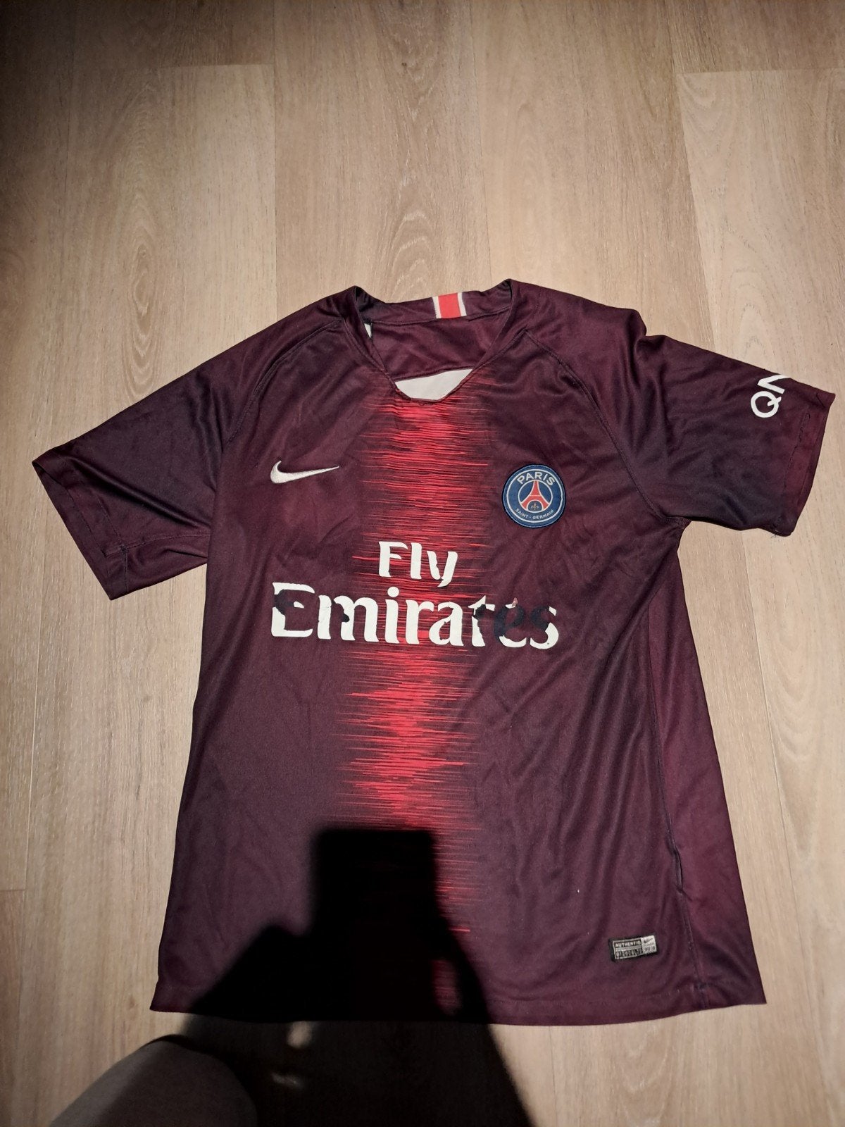 paris saint germain Shirt - gedragen - 2018/2019 shirt, Ophalen of Verzenden, Gebruikt, Shirt