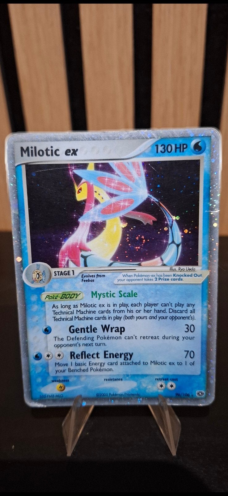 Milotic ex - Emerald (Pokémon Kaart), Hobby en Vrije tijd, Ophalen of Verzenden, Gebruikt, Losse kaart, Foil