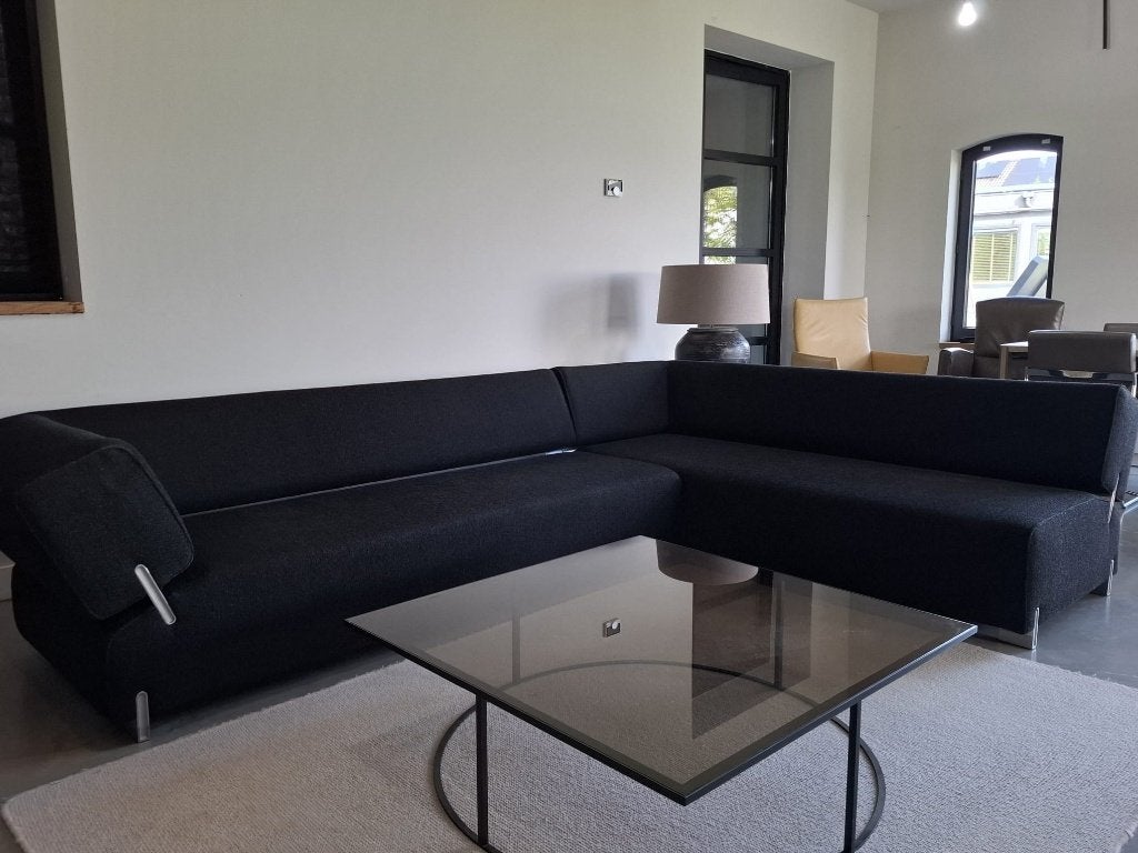 Leolux Collana hoekbank antraciet wolstof 320 x 220 cm, Marinus Dammeweg 55, 5928 PW Venlo, Nederland, Hoekbank, 300 cm of meer