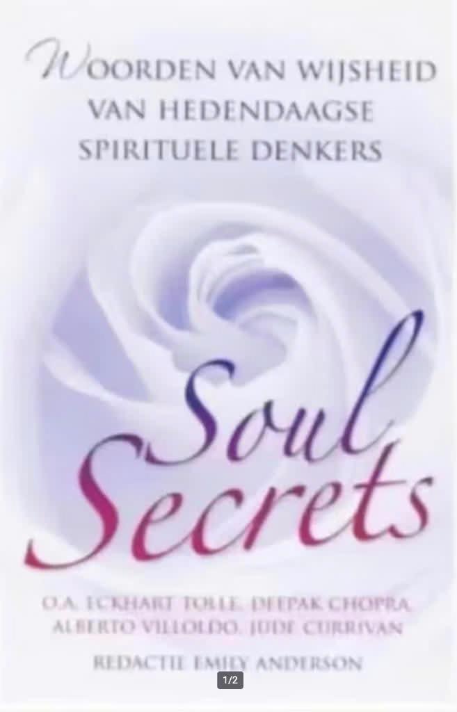 Soul secrets (Woorden van wijsheid van spirituele denkers), Ophalen of Verzenden, Zo goed als nieuw, Overige onderwerpen, Achtergrond en Informatie