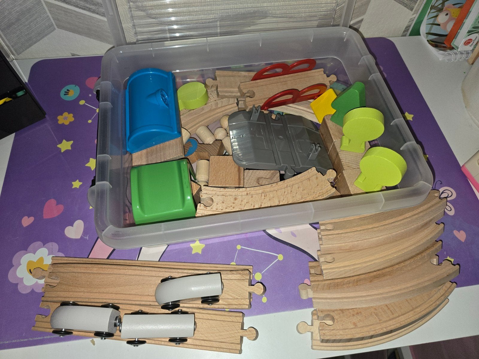 Nieuw IKEA LILLABO Treinset met rails, 45-delig, Ophalen, Nieuw, Jongen of Meisje
