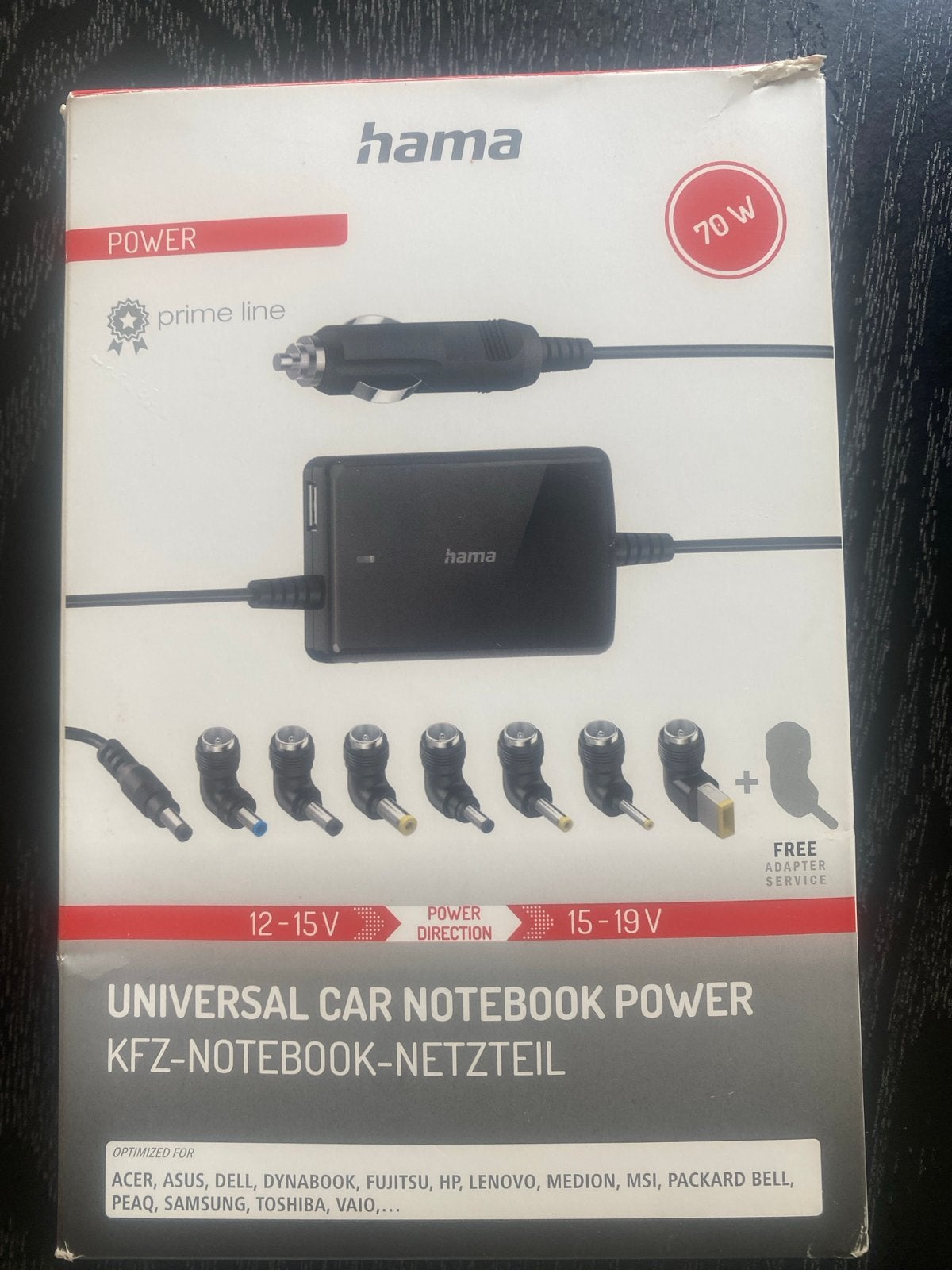 Hama Universele Autolader Laptop 70W - Nieuw in doos, Ophalen of Verzenden, Nieuw