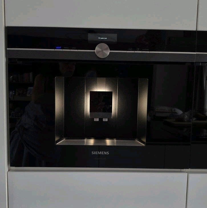 Siemens iQ700 CT836LEB6 inbouw koffiemachine, Ophalen, Gebruikt, Koffiemachine, Gemalen koffie