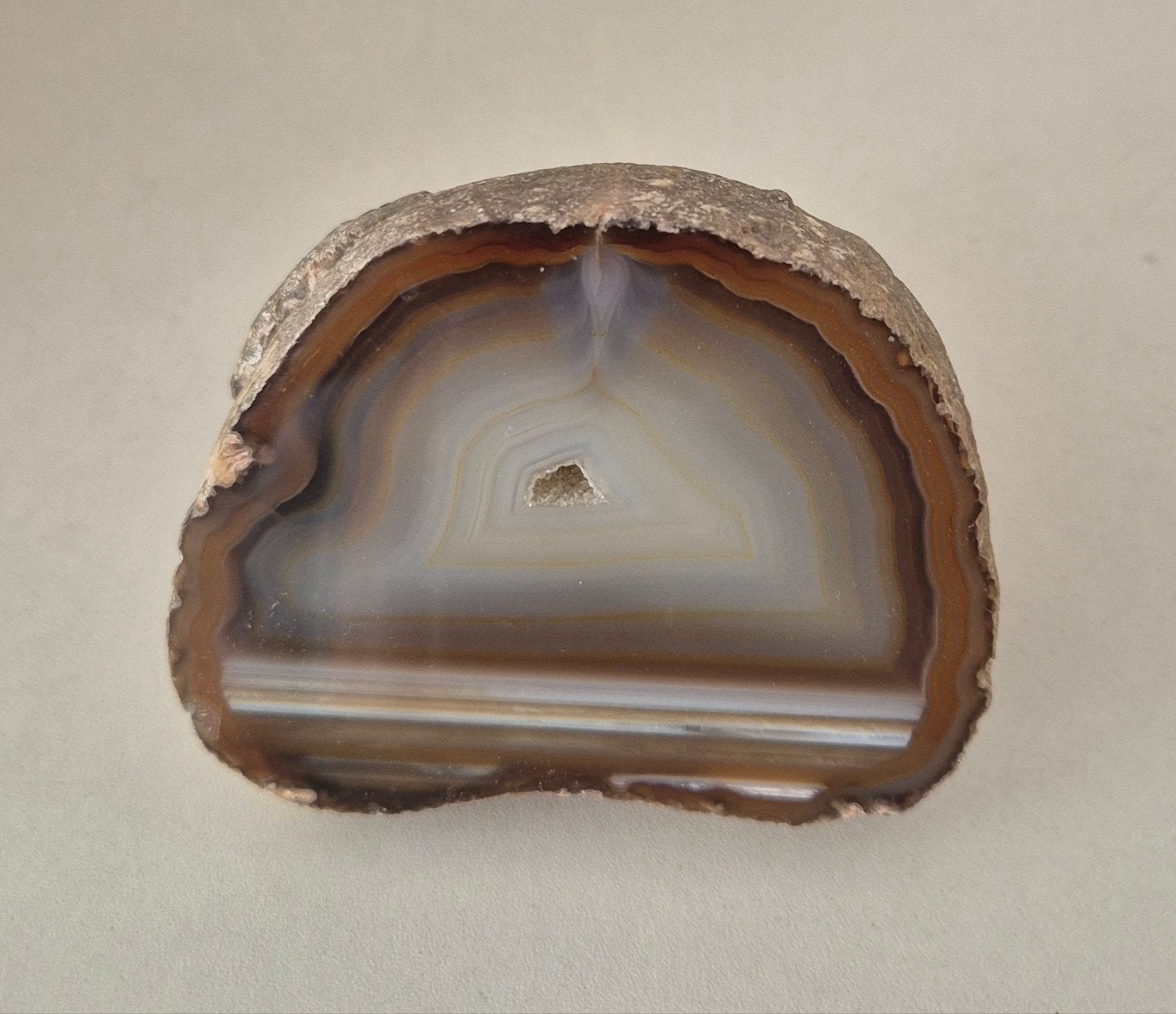 gepolijste agaat geode, Ophalen of Verzenden