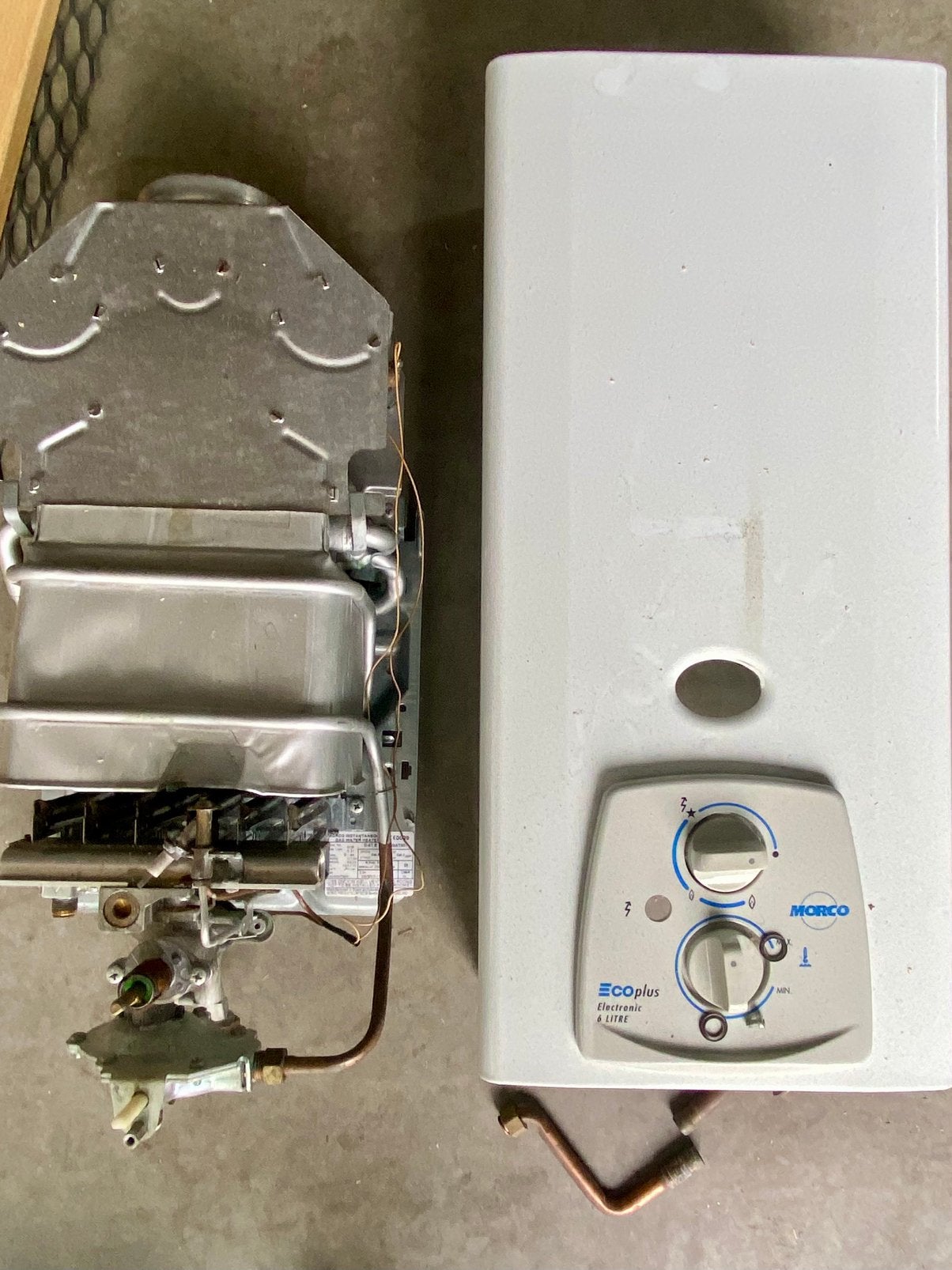 Morco Eco Plus D-61B geiser propaan/butaan, Doe-het-zelf en Verbouw, Geisers en Boilers, Geiser, Ophalen of Verzenden, Minder dan 20 liter