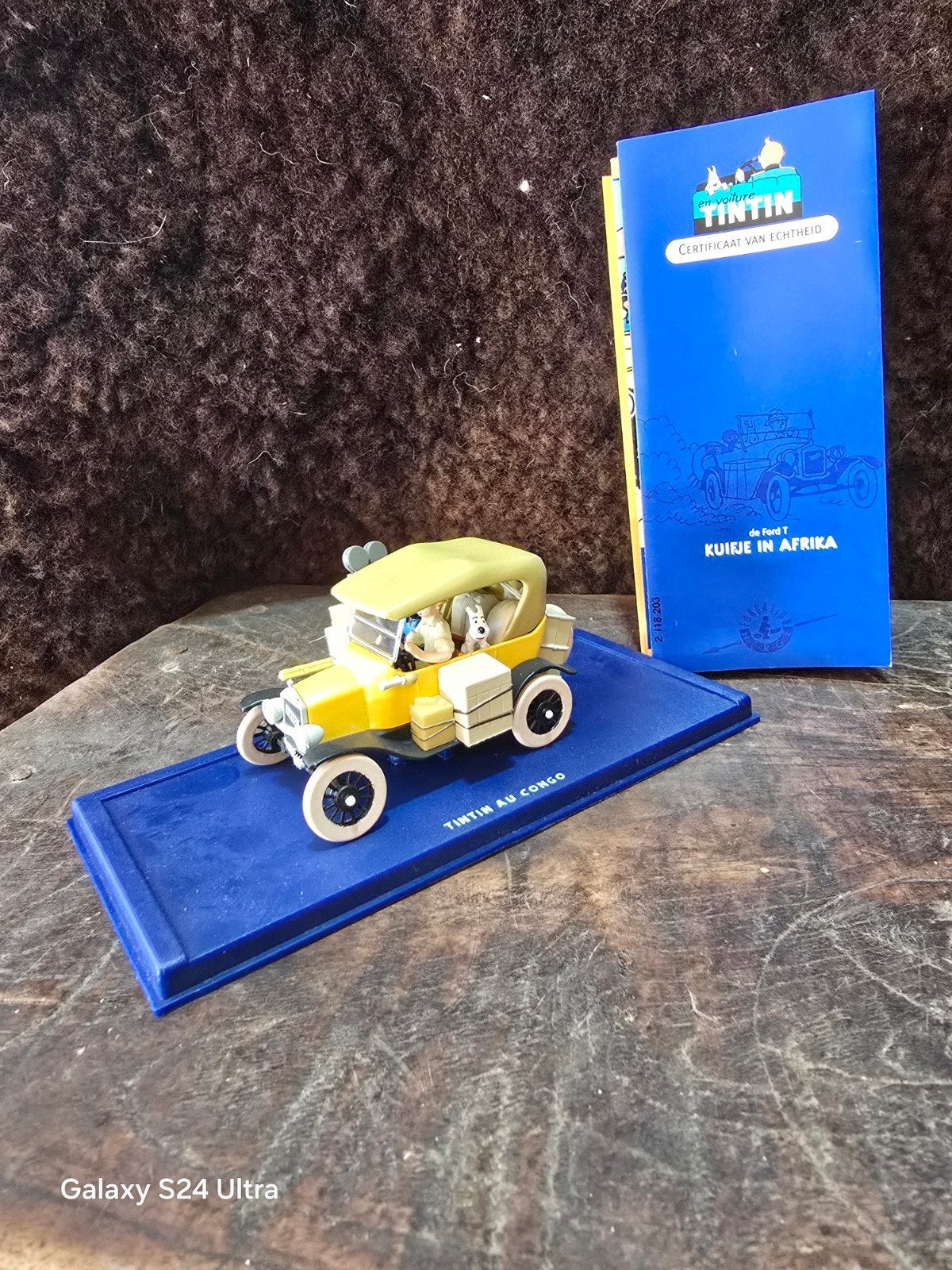 C16 > Ford Model T uit het stripalbum Kuifje in Congo,, Ophalen of Verzenden