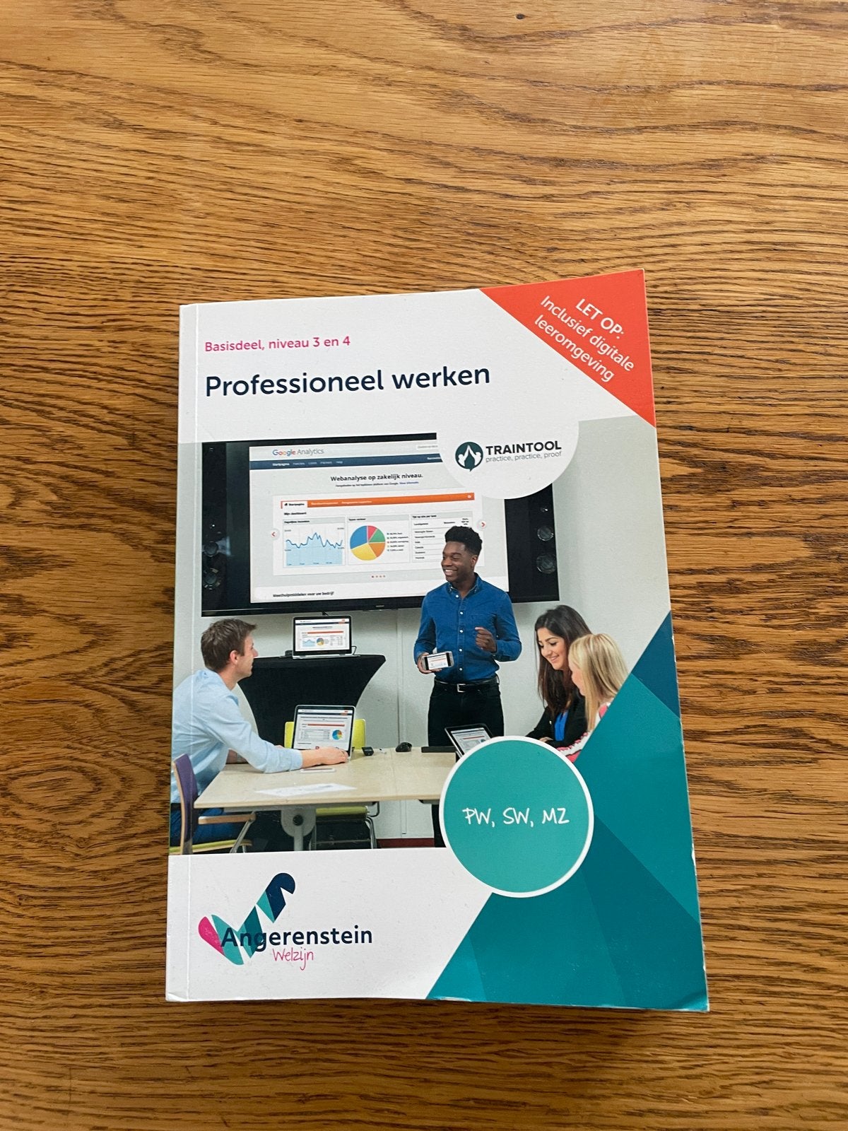 Professioneel werken - Basisdeel, niveau 3 en 4, Ophalen, Zo goed als nieuw, MBO