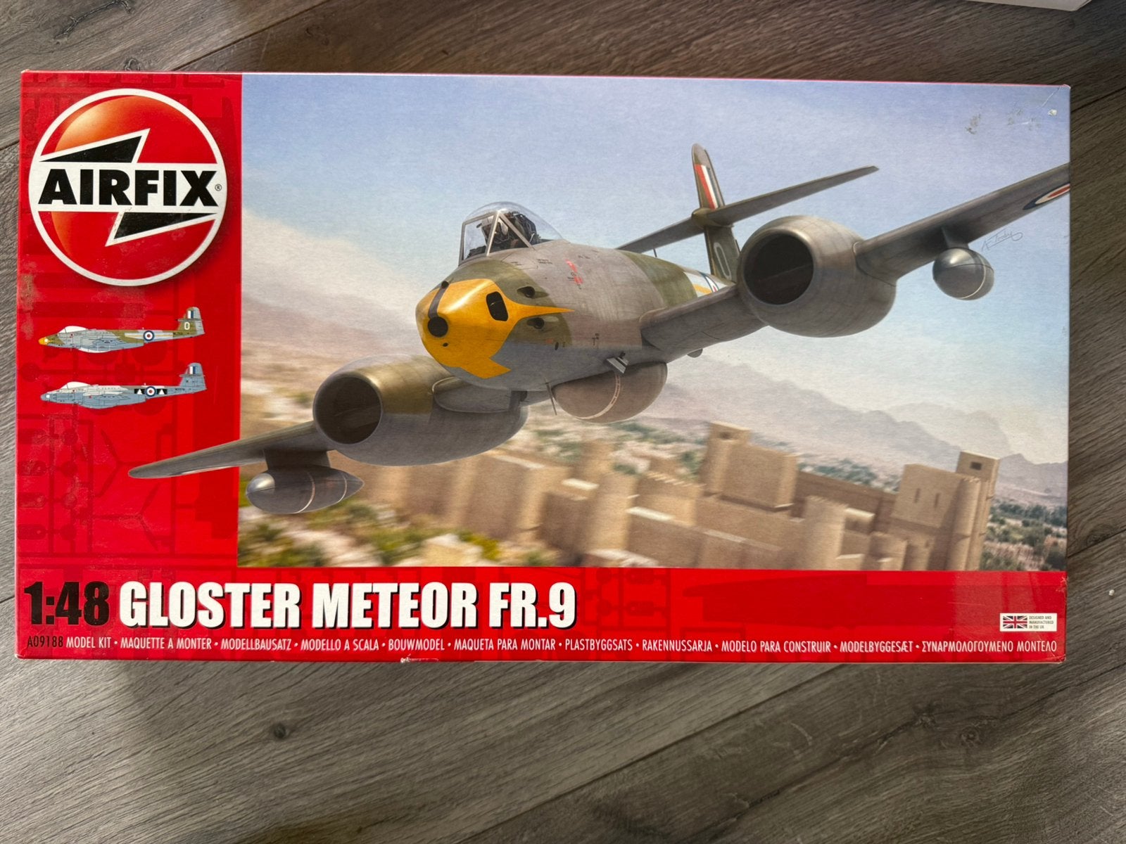Airfix 1:48 Gloster Meteor FR.9 (A09188), Hobby en Vrije tijd, Modelbouw | Vliegtuigen en Helikopters, Ophalen of Verzenden, Zo goed als nieuw