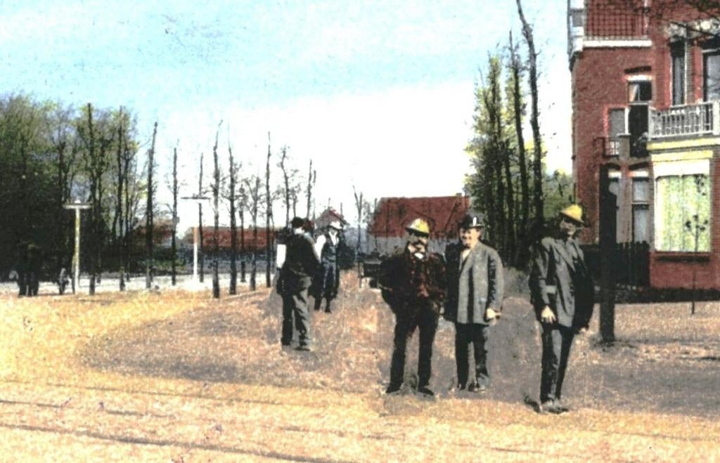 700744 Vlissingen 1925 Zeeland Koudekerkscheweg met Villa's, Ophalen of Verzenden, 1920 tot 1940, Gelopen, Zeeland