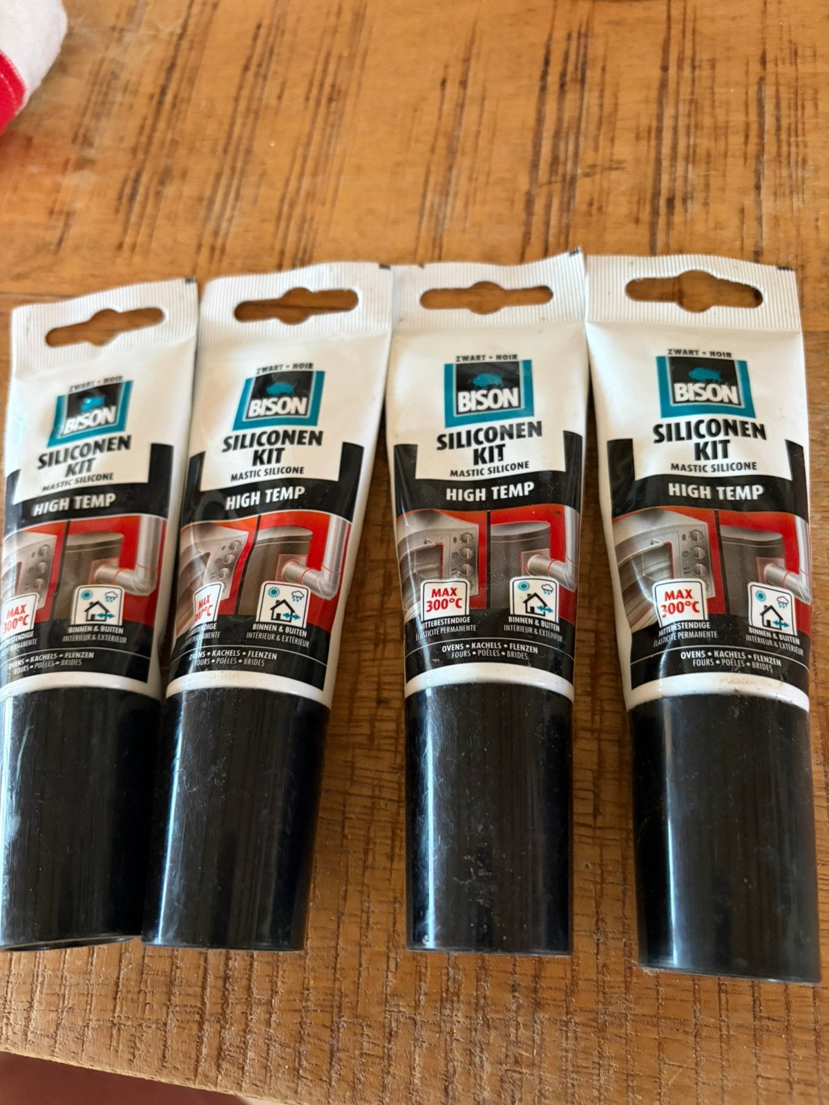 High Temperature Siliconen kit zwart, bison, mastic silicone, Ophalen of Verzenden, Nieuw, Overige typen