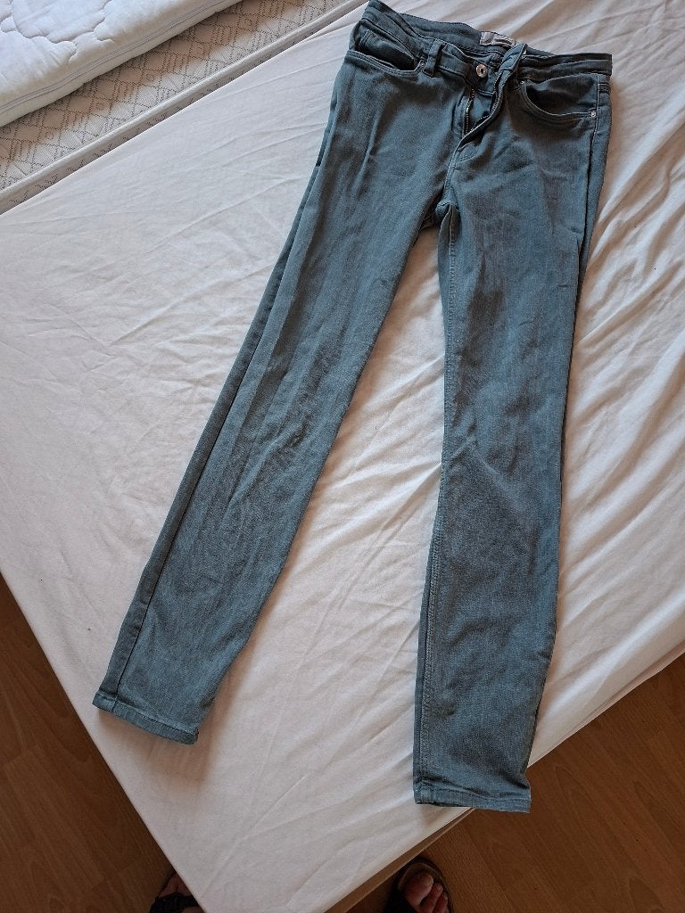 spijkerbroek H & M maat 40, Ophalen, Gedragen, Overige kleuren, W30 - W32 (confectie 38/40)