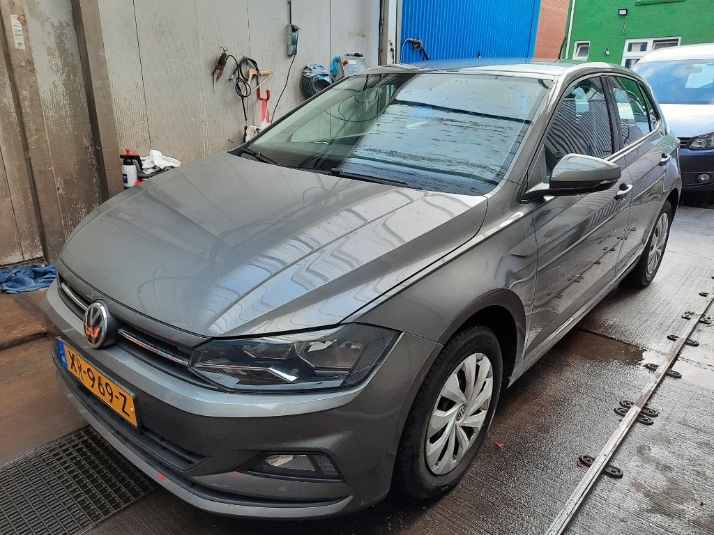 Volkswagen Polo 1.0 TSI 95pk 2019 Grijs, Auto's, Voorwielaandrijving, 40 €/maand, Origineel Nederlands, Handgeschakeld