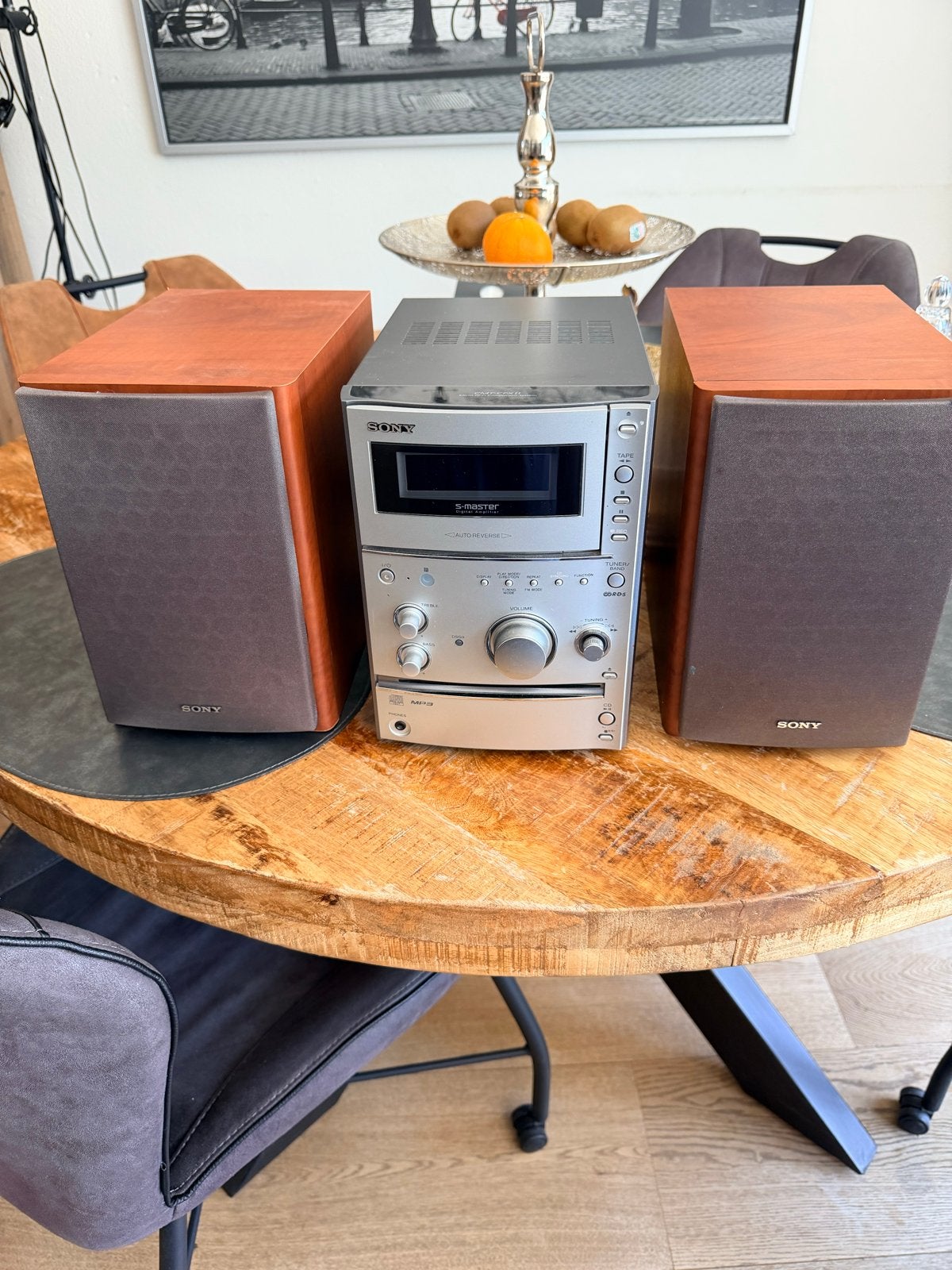 Sony Microset met CD-speler en radio, Audio, Tv en Foto, Stereo-sets, Gebruikt, Cd-speler, Sony, Microset, Ophalen