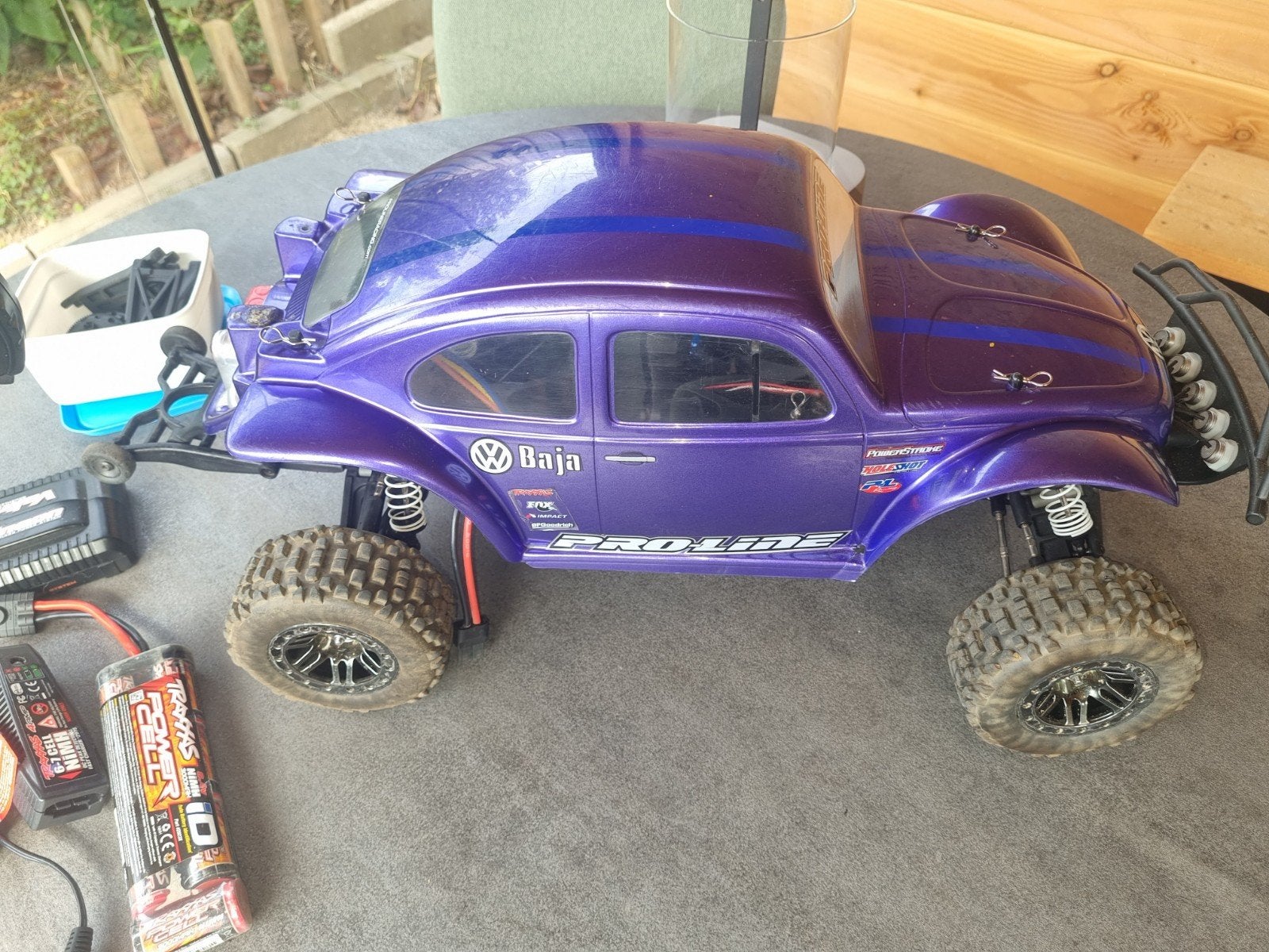 Traxxas Monster Slash 2wd baja Bug, Ophalen, Gebruikt, Auto offroad