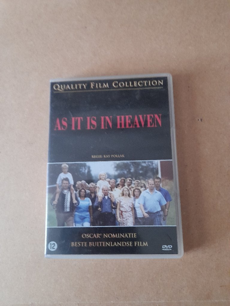 As it is in heaven Quality Film Collection, Alle leeftijden, Ophalen of Verzenden, Zo goed als nieuw, Overige gebieden
