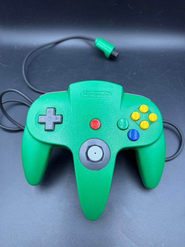 Nintendo 64 N64 controller groen, Ophalen of Verzenden, Zo goed als nieuw, Nintendo 64, Overige controllers