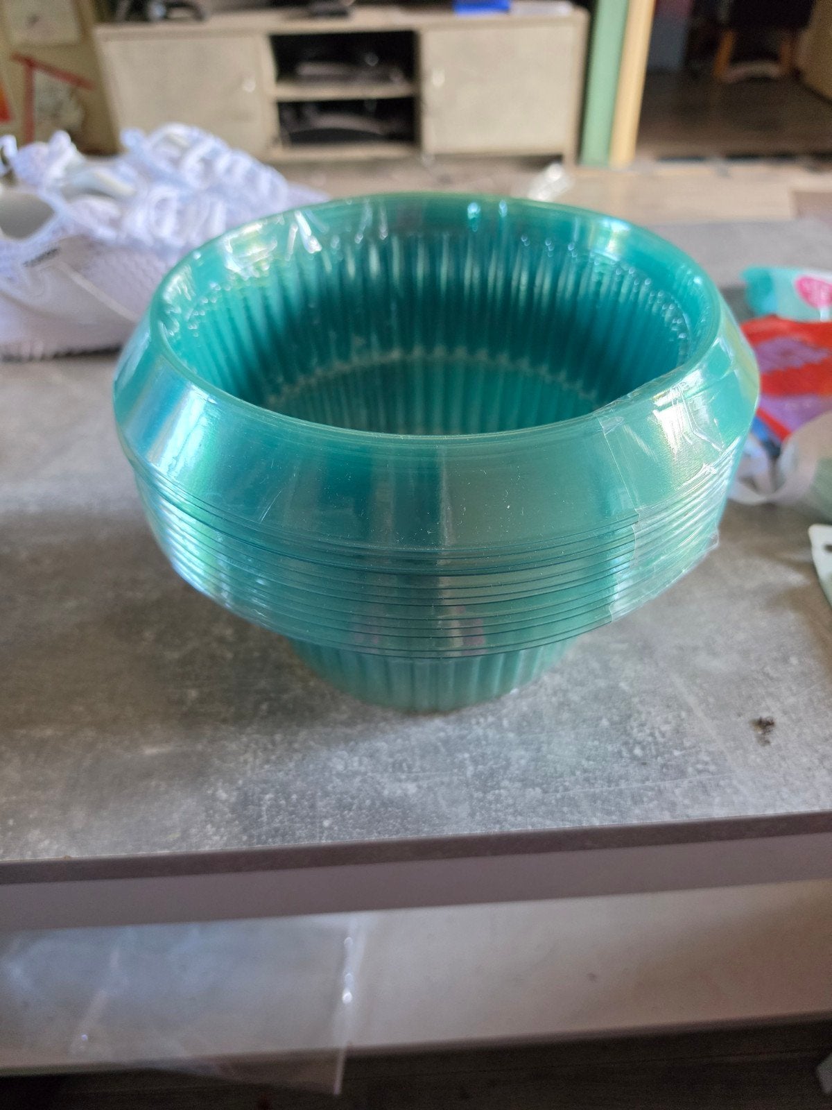 Set van transparante plantenbeschermers/kweekpotjes, Tuin en Terras, Kunststof, Minder dan 30 cm, Minder dan 60 cm, Rond