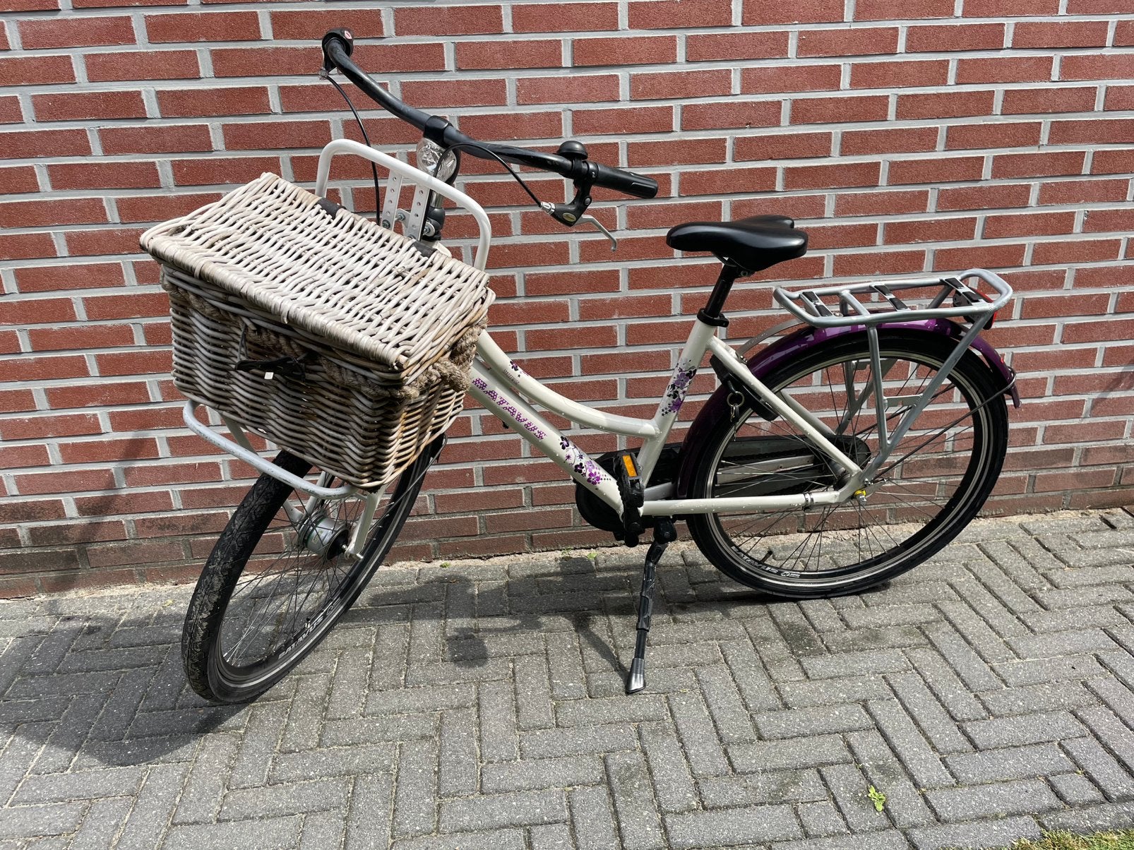 Batavus meisjes fiets 26”, Fietsen en Brommers, Ophalen, Gebruikt, 26 inch of meer, Handrem