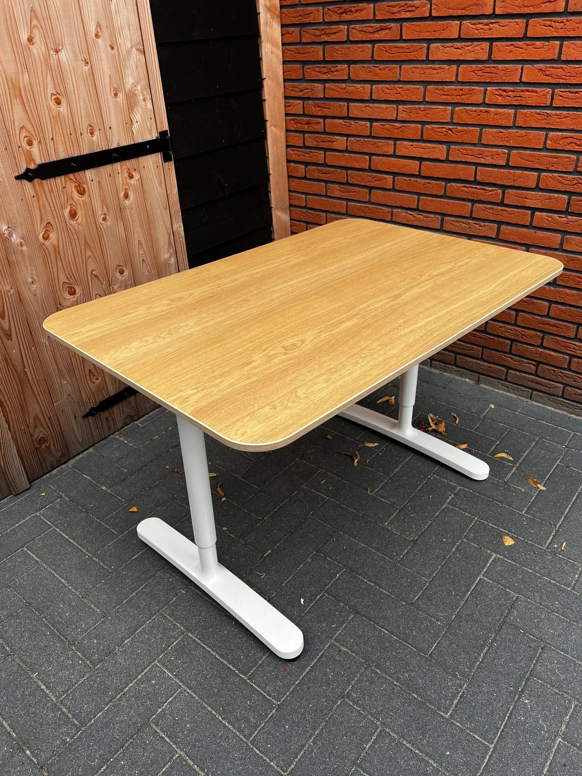 Ikea Bekant bureau 120x80cm, Ophalen, Gebruikt, 120 cm, IKEA