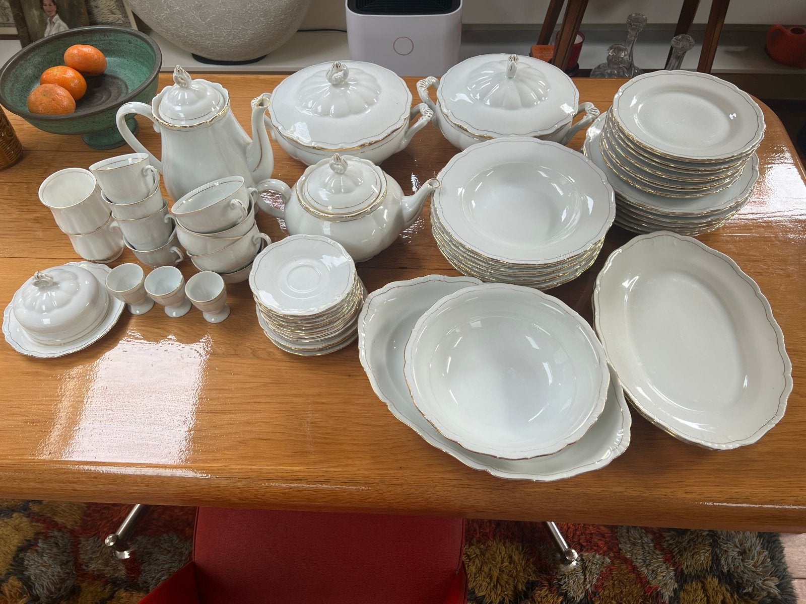 Vintage porseleinen servies, Made in Czechoslovakia, Antiek en Kunst, Ophalen